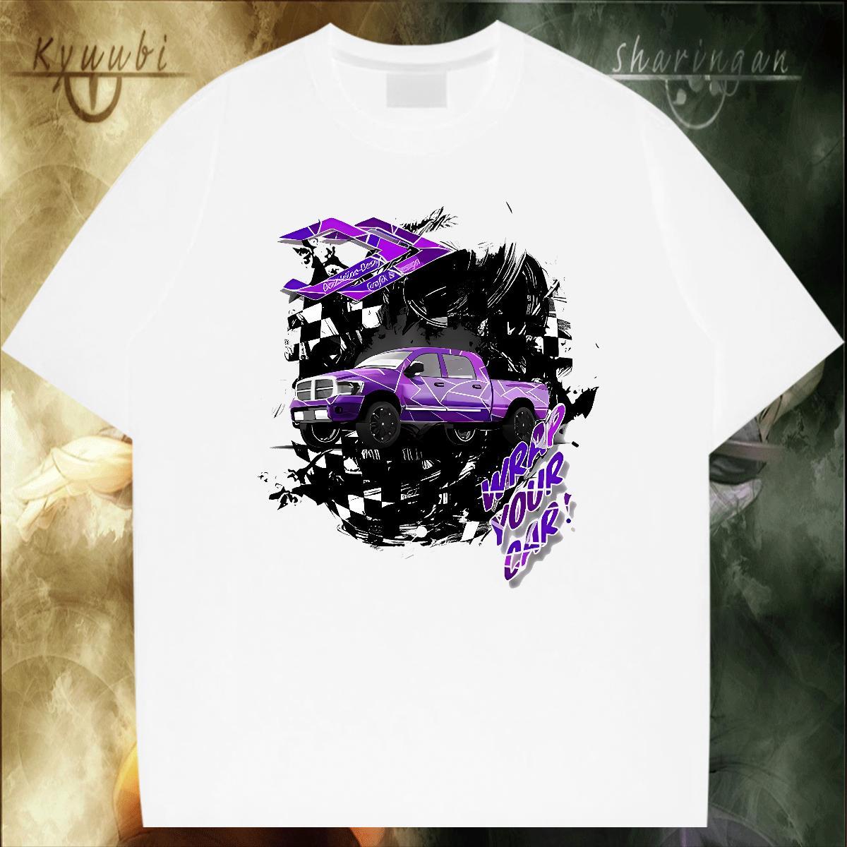 Classic Men Tshirts High Street Hip Hop 230g 100% Cotton Custom Anime Breathable Crew Neck beach T shirt Casual New Polos