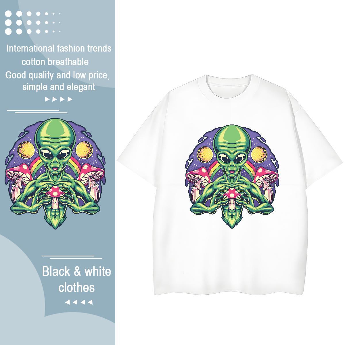 New Woman Tshirt Street Casual Breathable Soft Wear Comfortable 230g Cotton ET Oversized T Shirt For Woman