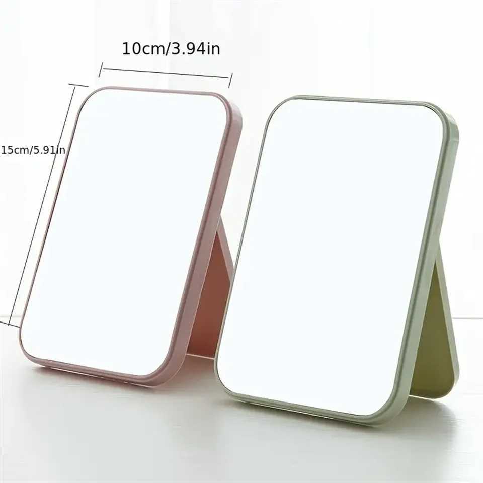 8-Inch Desktop Makeup Mirror Portable Princess MirrorTable Desk Wall Hanging Dual-Purpose Square Mirror Y240819
