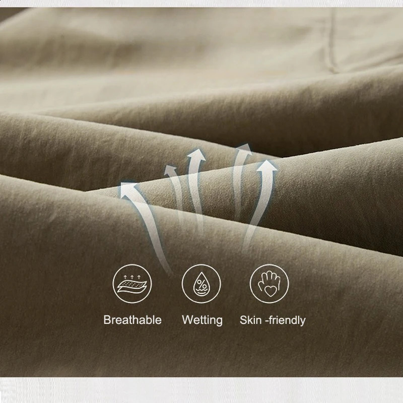 Paratroopers Pants Workers Mens Summer Skin American Straight Casual Cold Sports Big Pocket Big Pocket 240819