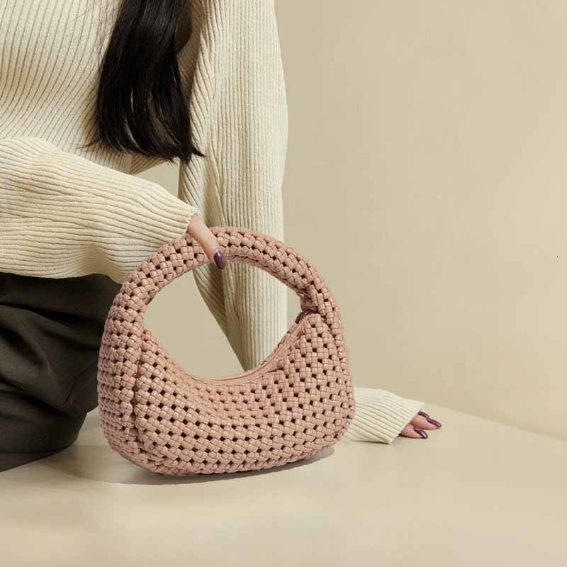 High End Mini Handbag 2025 New Fashion Designer Hand Woven Trendy And Elegant Multifunctional Handbag High quality Light Luxury Wallet Cosmetic Storag