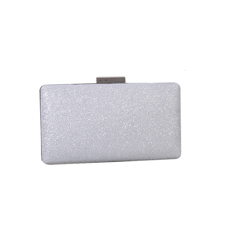 Classic Fashion Shining Matte Evening Handbag for Women's Banquet Small Square Bag