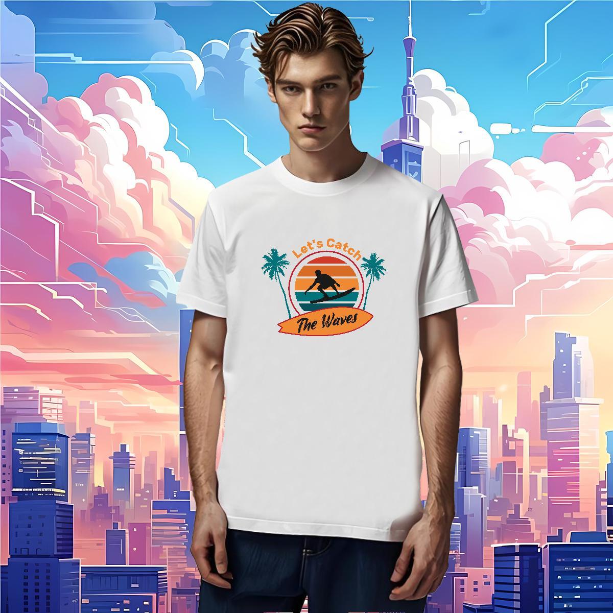TOP Quality beach 100% Cotton 230g Men Tops Tees Daily Outfit Breathable Short Sleeve T-Shirts 2024 Black White Polos