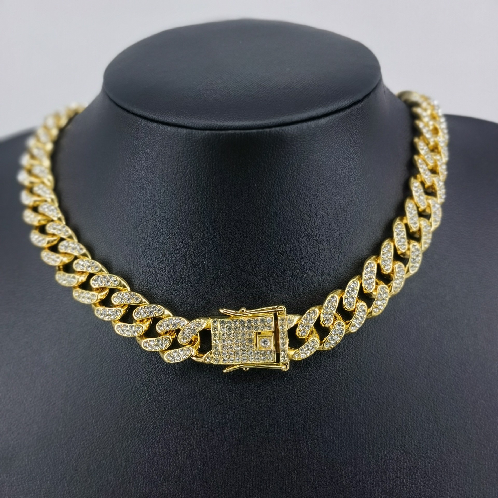 designer necklace necklaces designer gold necklace Large Gold Cuban Link Chain Hip Hop Rock Style Jewelry chains for men gold chain men jewelry cadena cubana