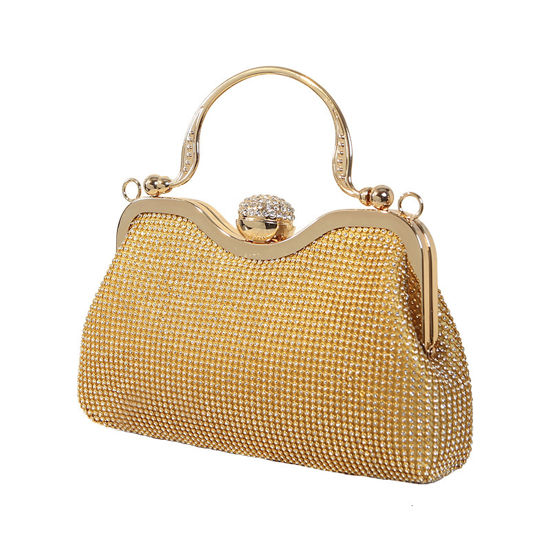 Dinner bag, ladies' diamond inlaid banquet dress, versatile rhinestone handbag, crossbody bag