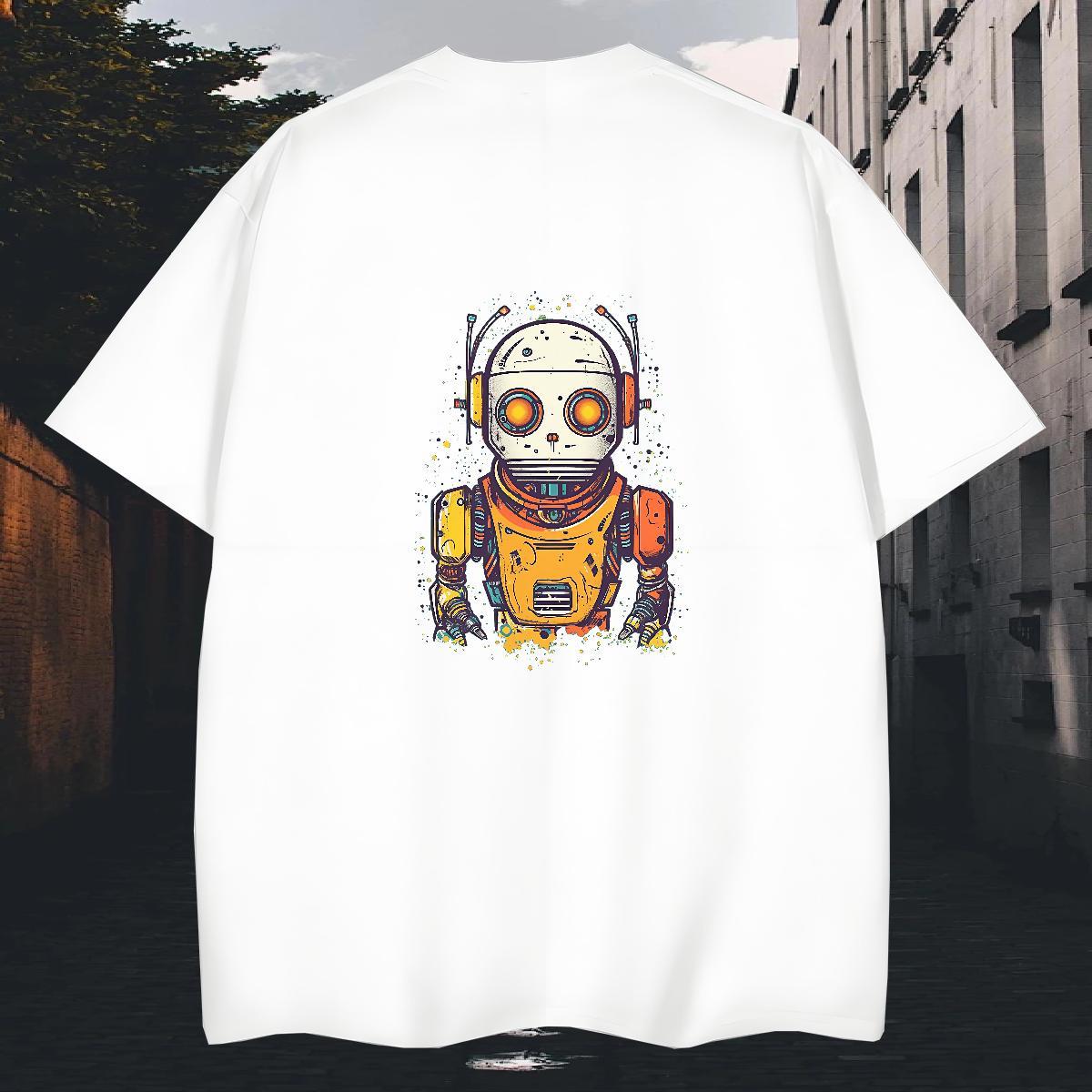 Popular Mens Tshirts Hip Hop Street 230g 100% Cotton Oversized Short Sleeve Soft ET T-Shirts for Men Free Shipping Polos