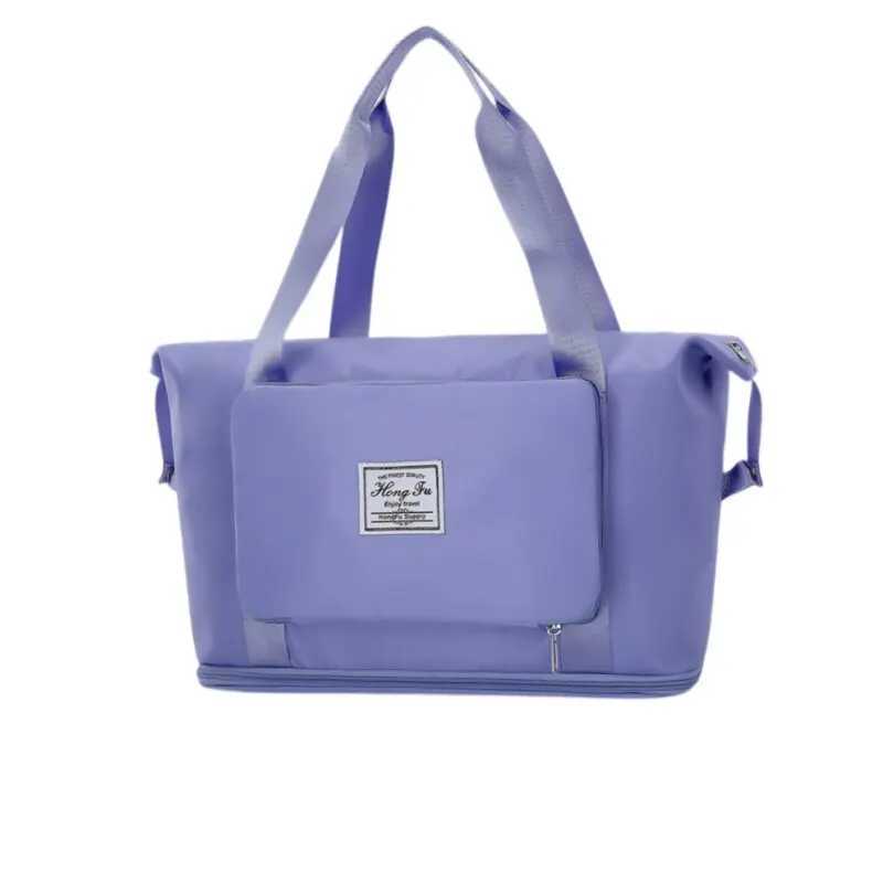 Medium Size Luggage Foldable Female Short Distance Portable Large Capacity Maternity Storage Travel Duffel Fitness Bag CL240820