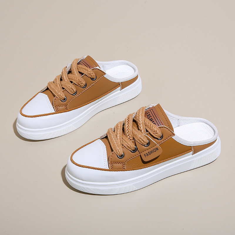 Ddmysports Little White Women S Summer New Korean Edition Instagram Female Student Casual Alf Drag Versatile Board Shoes Trendy Street Shoot Q OUTDOOR