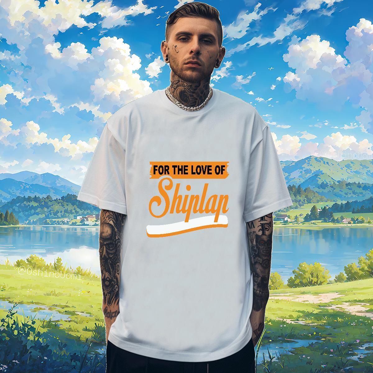 Classic For The Love 230g Pure Cotton Men Tees Casual Daily Wear Short Sleeve Soft T-Shirts Customized Graphic Tops