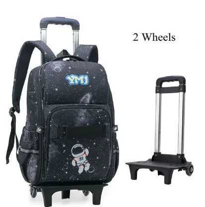 Children Rolling Backpack bag for Boys Primary Student School bag on Wheels School Wheeled Backpack for boys School Trolley Bags Y240820