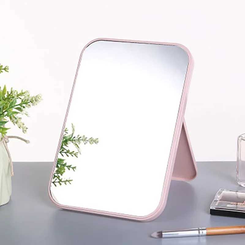 Folding Portable Large Square High Definition Single Side Cosmetic Mirror Portable and Easy To Use Simple and Beautiful Y240819