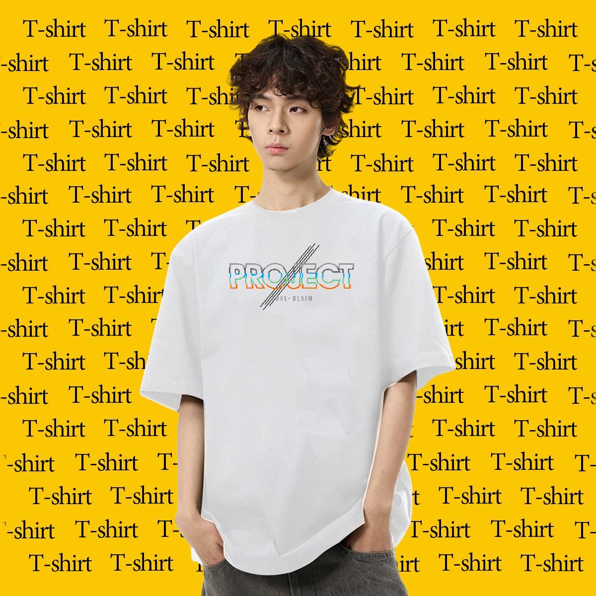 Loose Couples T Shirts Hip Hop Street 230g 100% Cotton Customized Print Pure Cotton letter Mens T Shirts Fashion Casual Tops