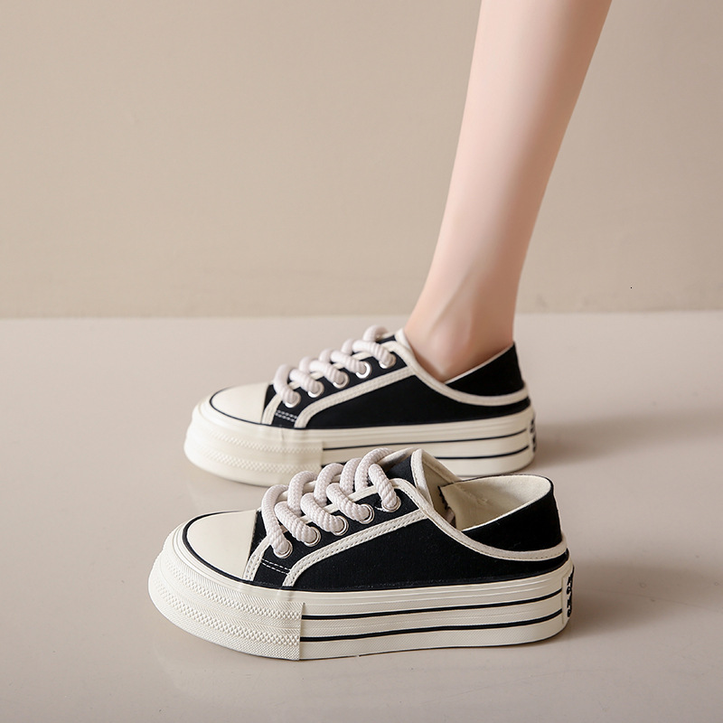 Ddmysports Instagram Korean Version Two In Canvas Summer New Versatile Student Running Board Casual Shoes For Women OUTDOOR
