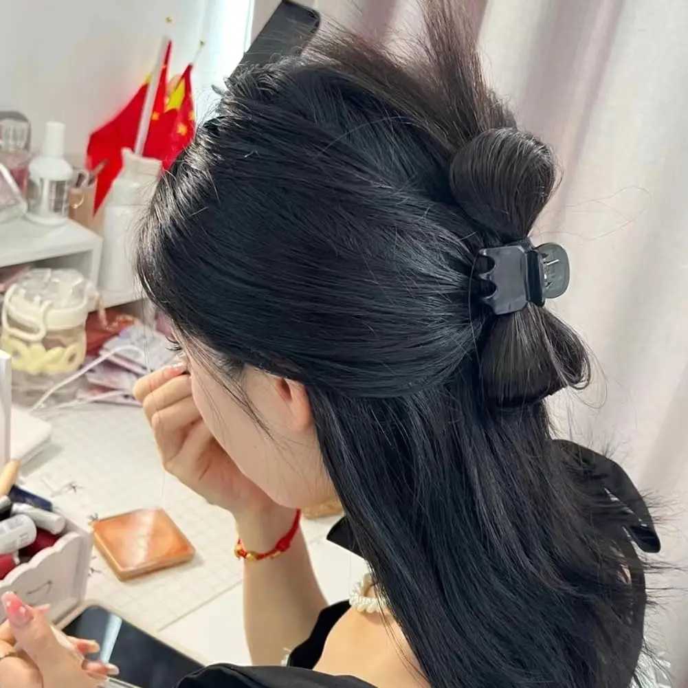 Chicken nest head hair clip messy rabbit hair curly chicken head wig chicken nest hair high ponytail fountain ponytail W240817