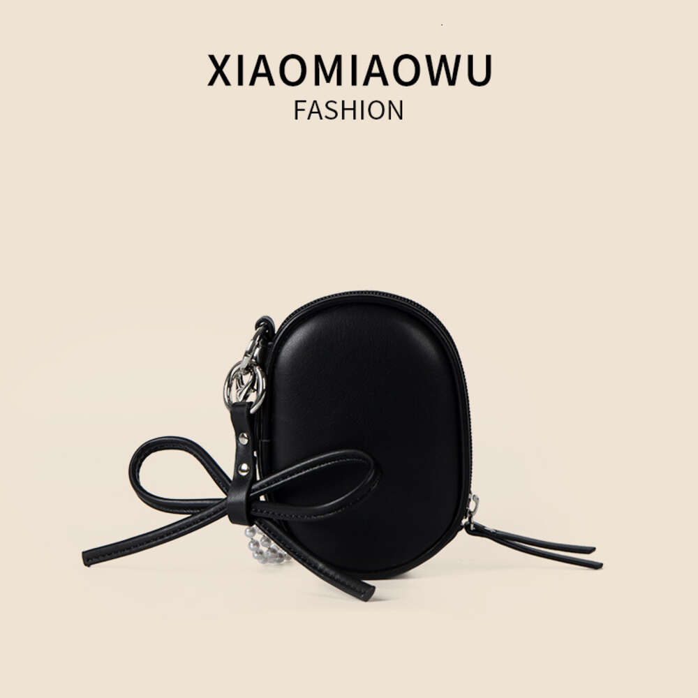 Pearl chain shoulder niche bow crossbody versatile fashionable women's bag, red envelope, small size, portable and mini