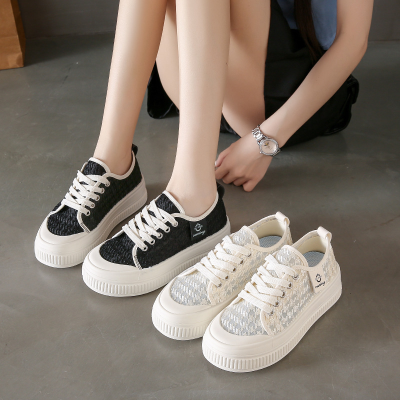 Ddmysports Little White Shoes Women S Summer New Korean Edition Instagram Female Student Leisure Breathable Versatile Sandals Street Shoot Q OUTDOOR