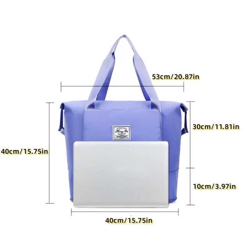 Medium Size Luggage Foldable Female Short Distance Portable Large Capacity Maternity Storage Travel Duffel Fitness Bag CL240820