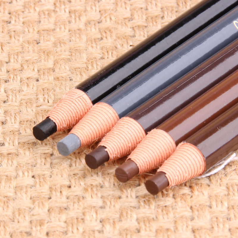 Waterproof Hengsi 1818 Eyebrow Pen with Wire Teardrop Shaped Tip for Precise Application