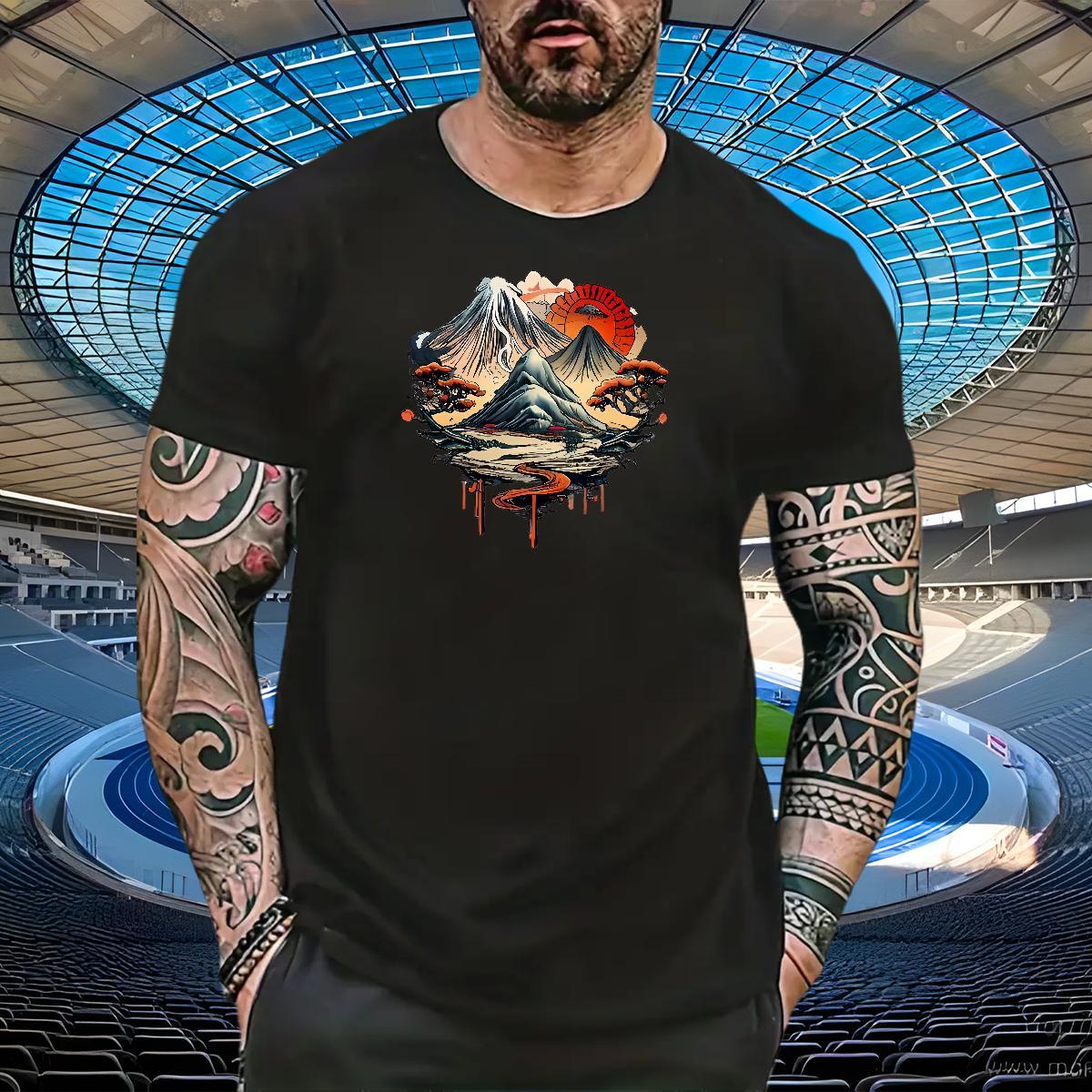 Popular Tshirt for Man Woman Daily Wear 230g 100% Cotton Plus Size Custom Breathable Short Sleeve sun Man T Shirts New Clothes