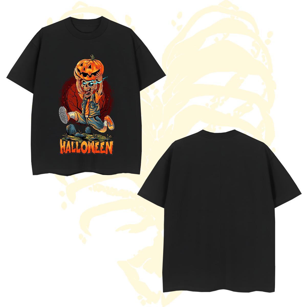Unisex Mens T Shirts halloween Breathable Crew Neck Outdoor Oversized 4XL 230g Pure Cotton Men Clothes T-Shirt Factory Direct Tees Shirts