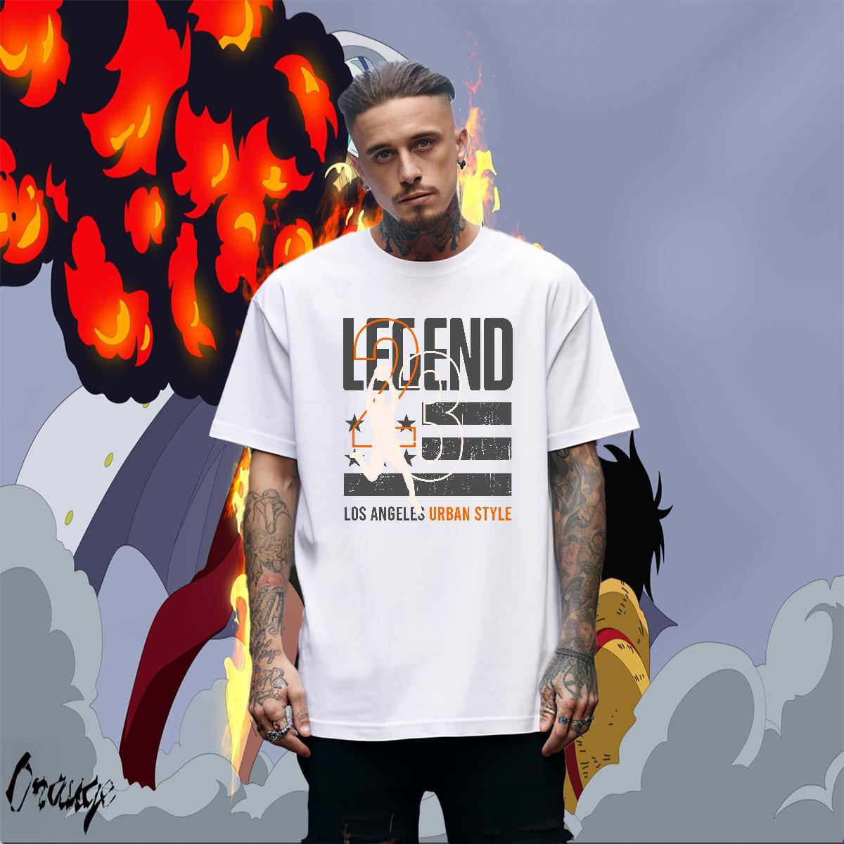Cool Design Tshirt for Man Woman Casual 230g Pure Cotton White Plus Size Short Sleeve Soft basketball Men T Shirts Fashion Casual Tops