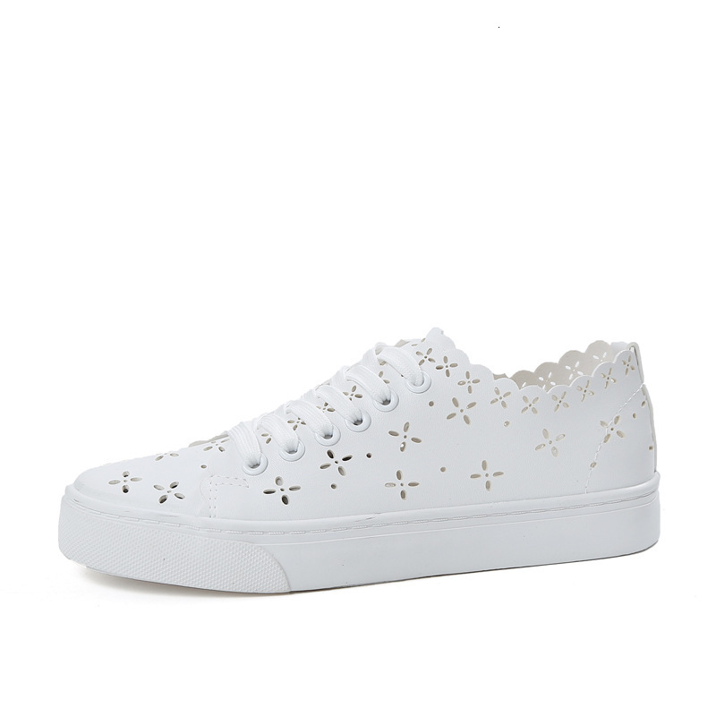 Ddmysports Summer Breathable Little White For Women New Ollow One Step Flat Comfortable Lazy Korean Edition Nurse Board Shoes OUTDOOR