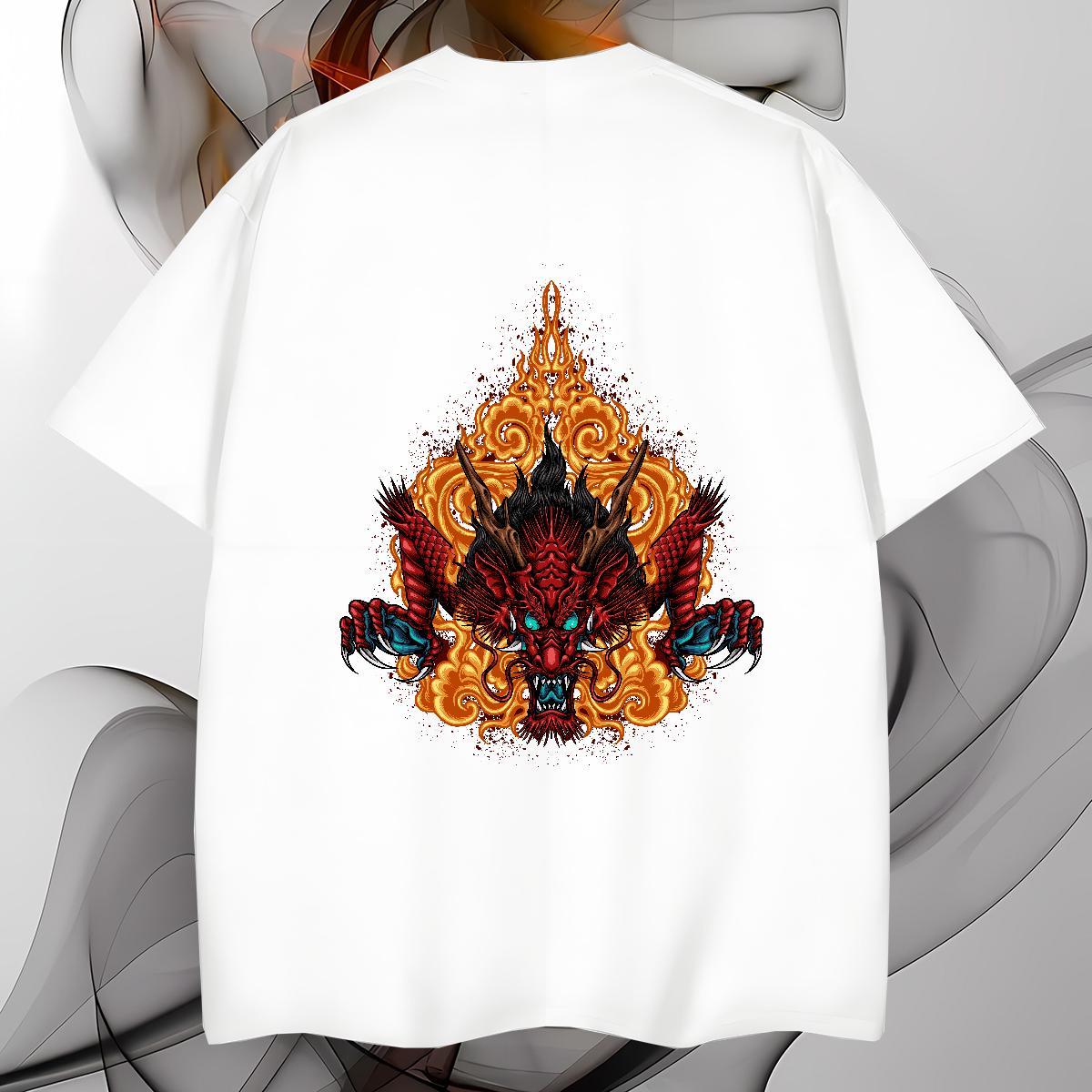 T-Shirts 230g 100% Cotton angry Street wear Hip Hop Round Neck Short Sleeve Customized Tshirts Fashion Designer High Quality Polos
