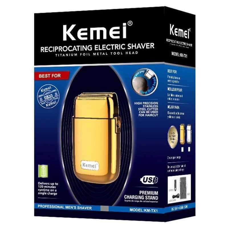 Original Kemei rechargeable electric shaver mens hair and beard electric shaver head shaver head shaver complete fading set W240819