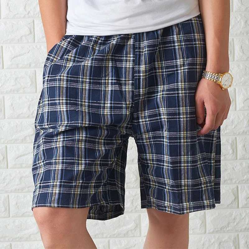 100% pure cotton mens underwear boxing shorts mens casual pajamas plain loose comfortable pajamasW240719