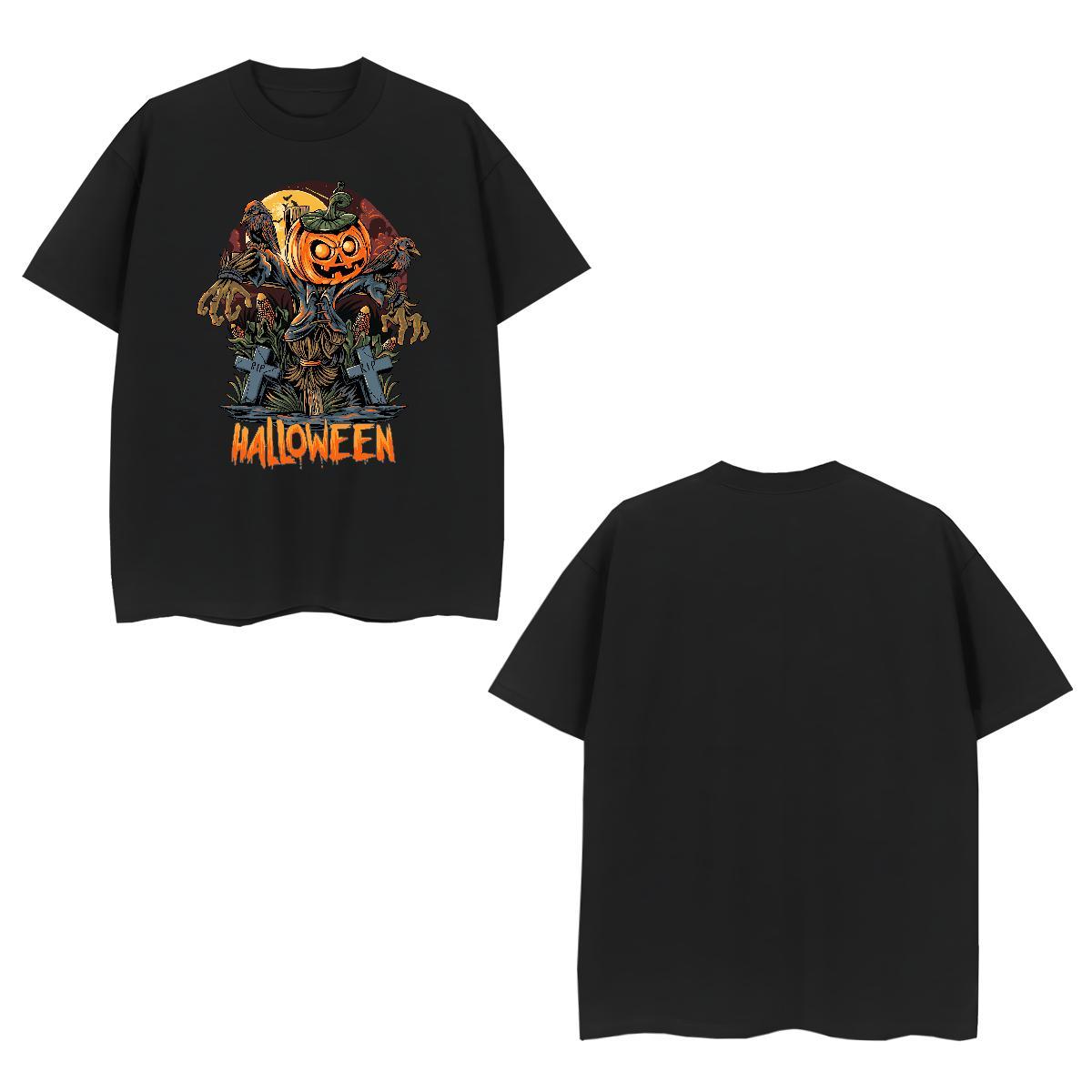 Cool Design T-Shirts for Men halloween Breathable Soft Beach White Plus Size 230g 100% Cotton Men Tops Tees Stylist Clothings
