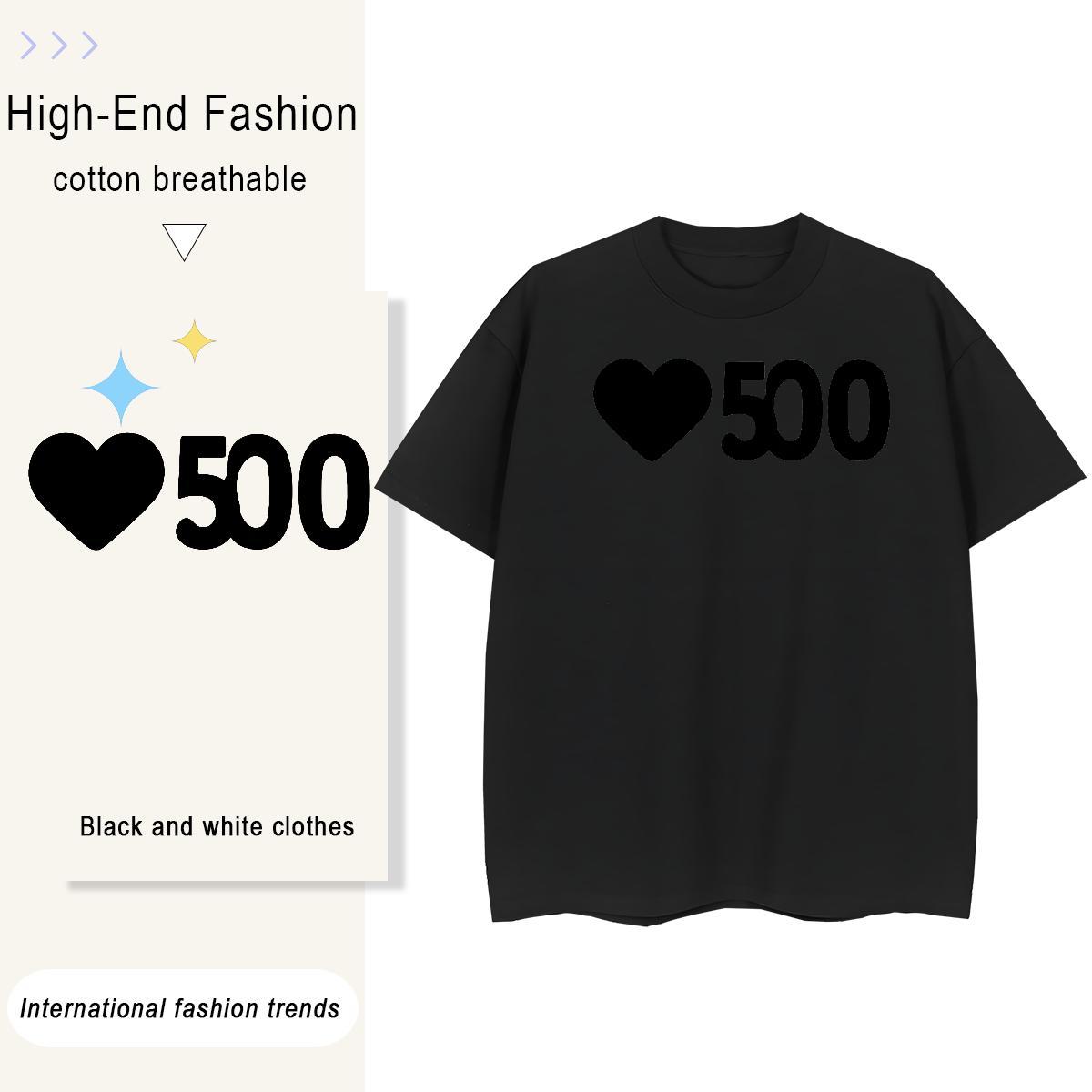 Cool Design letter 230g 100% Cotton Men Tshirts Daily Outfit Breathable Men T Shirts Fashion Casual Custom Big Size Clothings