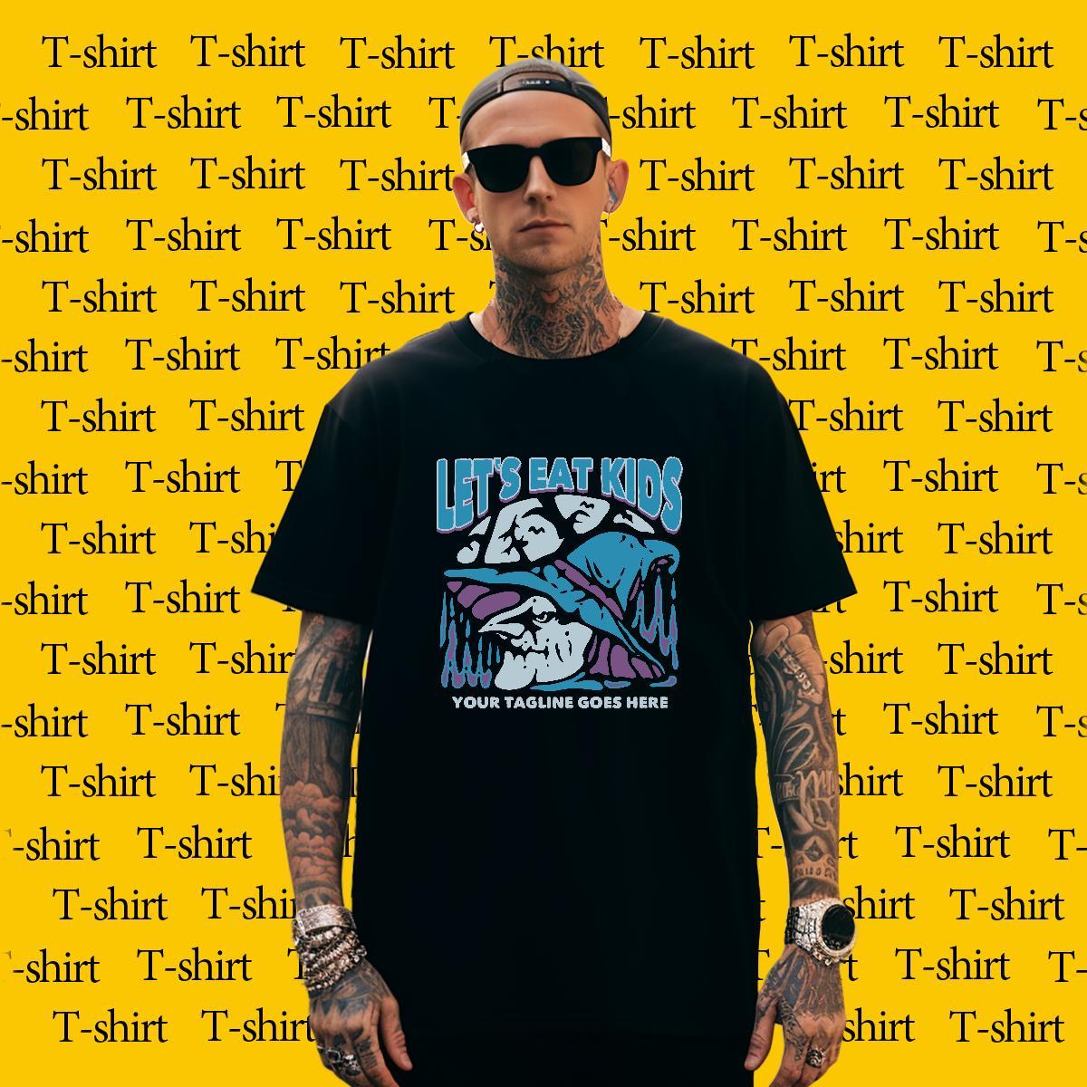 Wholesale Tshirts Street wear Hip Hop 230g 100% Cotton DIY Printed Breathable Crew Neck monogram Mens T Shirts 2024 Designer Wear