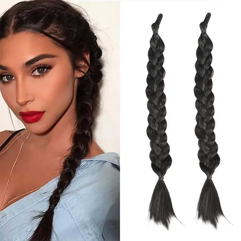 Unique Yaki straight braided ponytail suitable for women practical and easy to wear suitable for fashionable and avant-garde people W240817