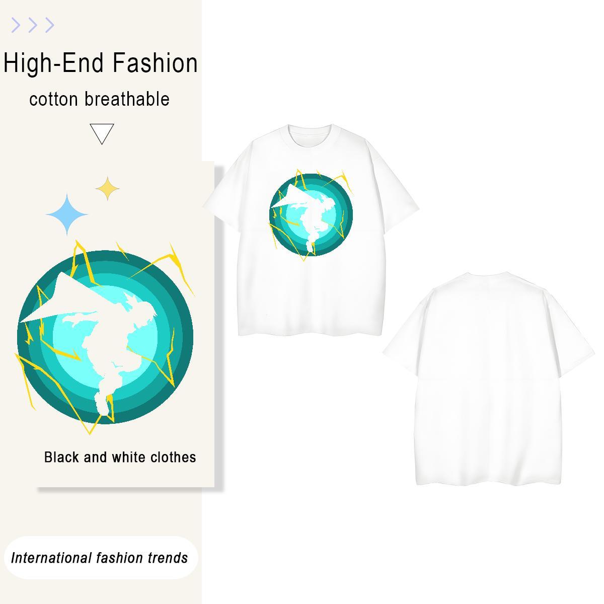 Comfortable ET 100% Cotton 230g Couples T Shirts Daily Outfit Short Sleeve Soft Man T Shirts Brand Custom Printed Clothes