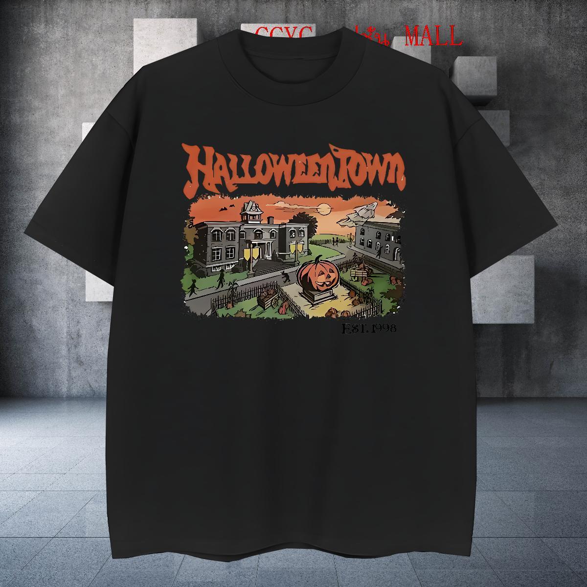 Classic T Shirts Men pumpkin Short Sleeve Soft Street wear Hip Hop Black Oversized 230g Cotton Tshirts Classic Casual Clothings