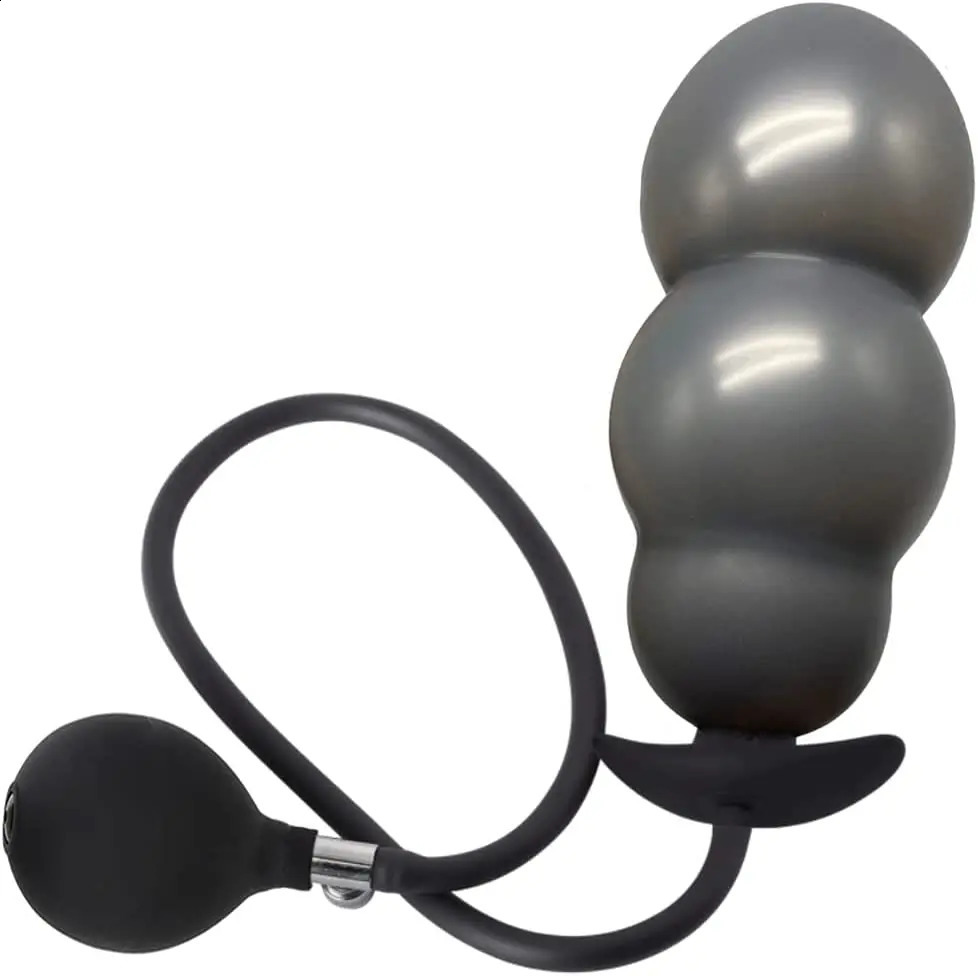 Adult G spot Expansion Stimulator Inflatable Anal Butt Plug Dilator Big Dildo Insertion Sex Toy Male Prostate Massager 240813