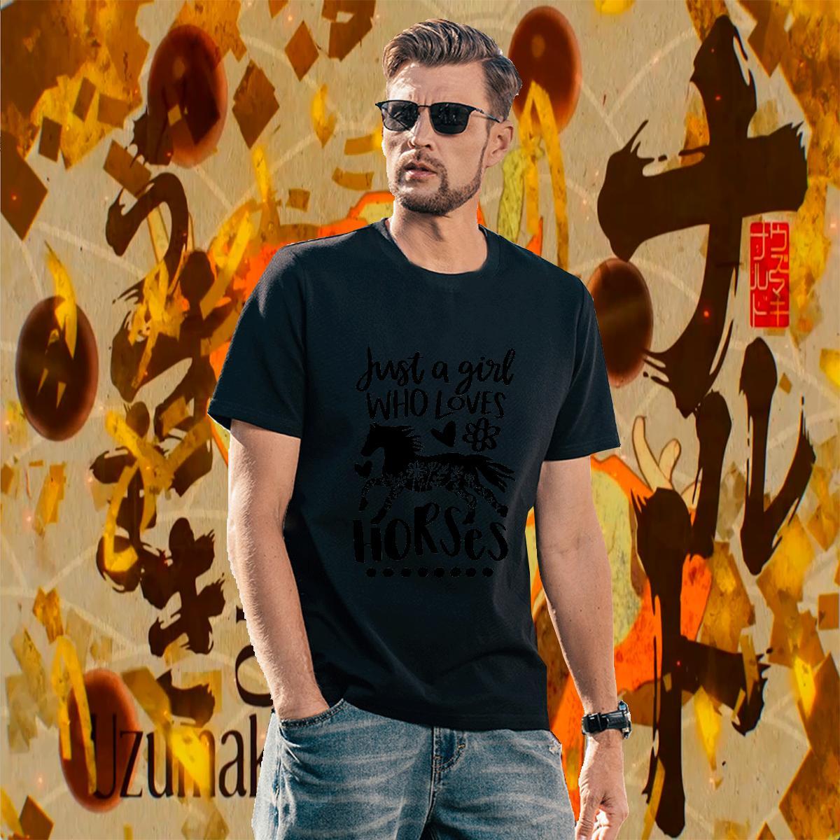Unisex T Shirt For Man horse Breathable Crew Neck Street Casual Black Oversized 230g Cotton Men Tees DIY Tshirts