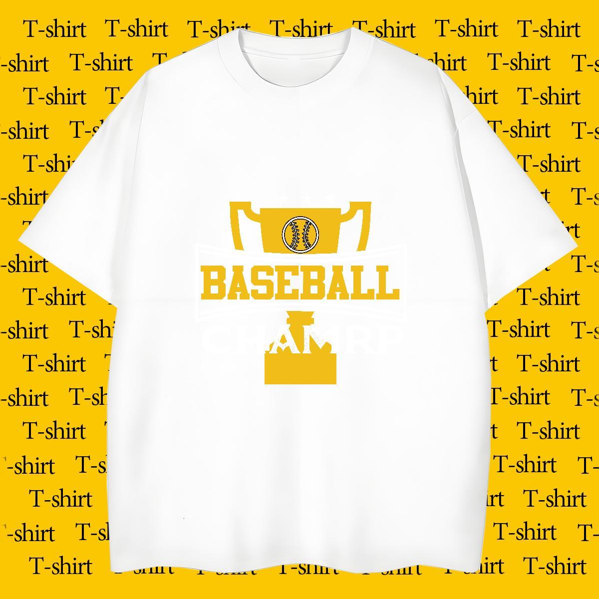 Designer baseball T Shirts Men High Street Hip Hop Men Clothes T-Shirt 230g Pure Cotton Fashion Designer O Neck Short Sleeves Oversized Tshirts