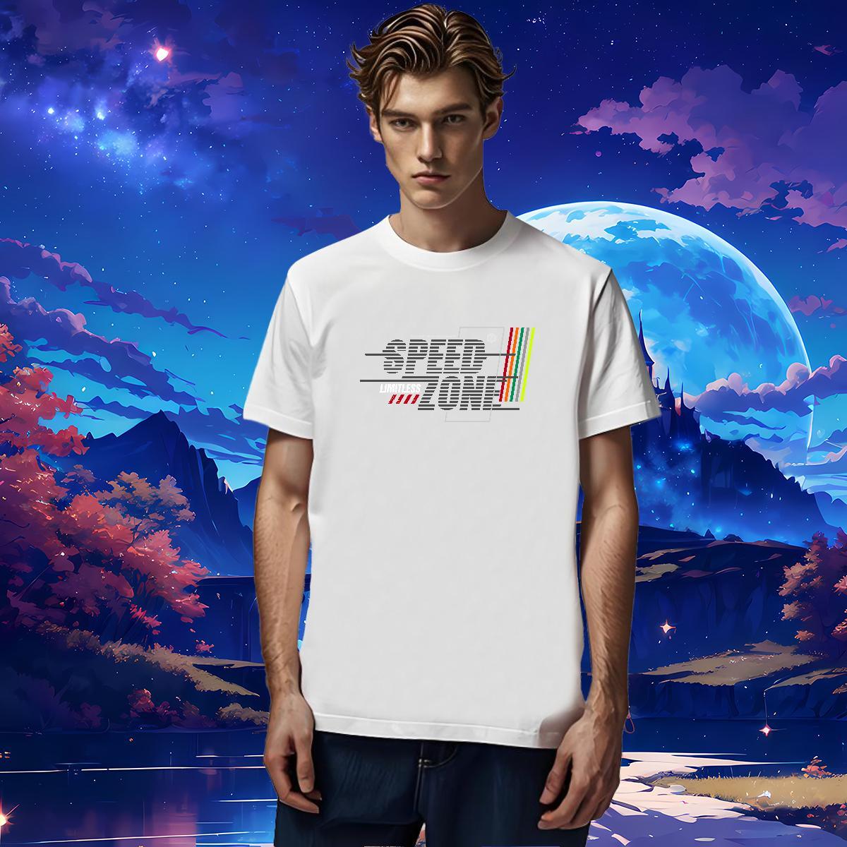 Loose Fit letter 230g 100% Cotton Mens Tshirts Beach Short Sleeve Soft T-Shirts for Men New Arrival Custom Print Oversized Tees
