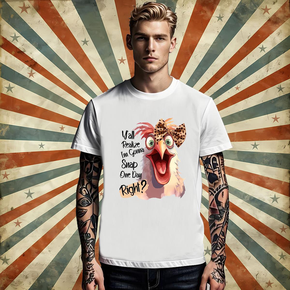 Customized Couples T Shirts cock Hip Hop Street 230g Pure Cotton Wear Breathable Crew Neck Loose T shirt Customized Print