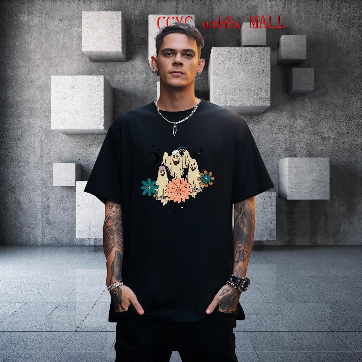 Wholesale demon Tshirt for Man Woman 230g 100% Cotton Men T Shirts White Plus Size Street wear Hip Hop Short Sleeve O-Neck Designer Tshirts
