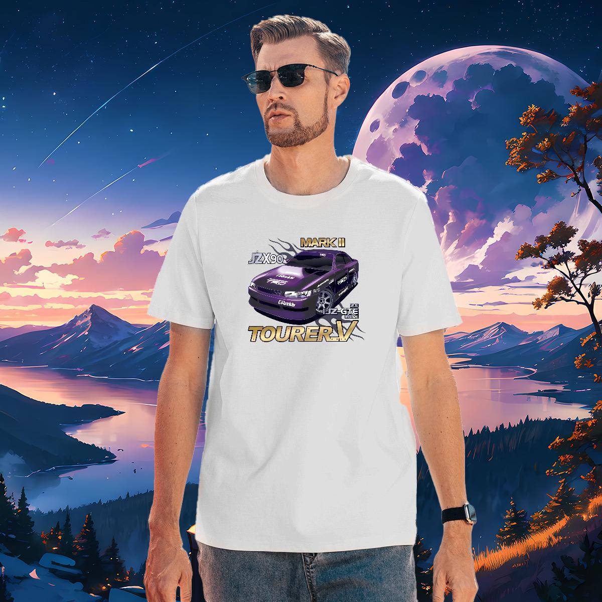 Wholesale beach 230g Cotton Men Tshirts Hip Hop Street Crew Neck Breathable T Shirts Men Designer Anime Polos