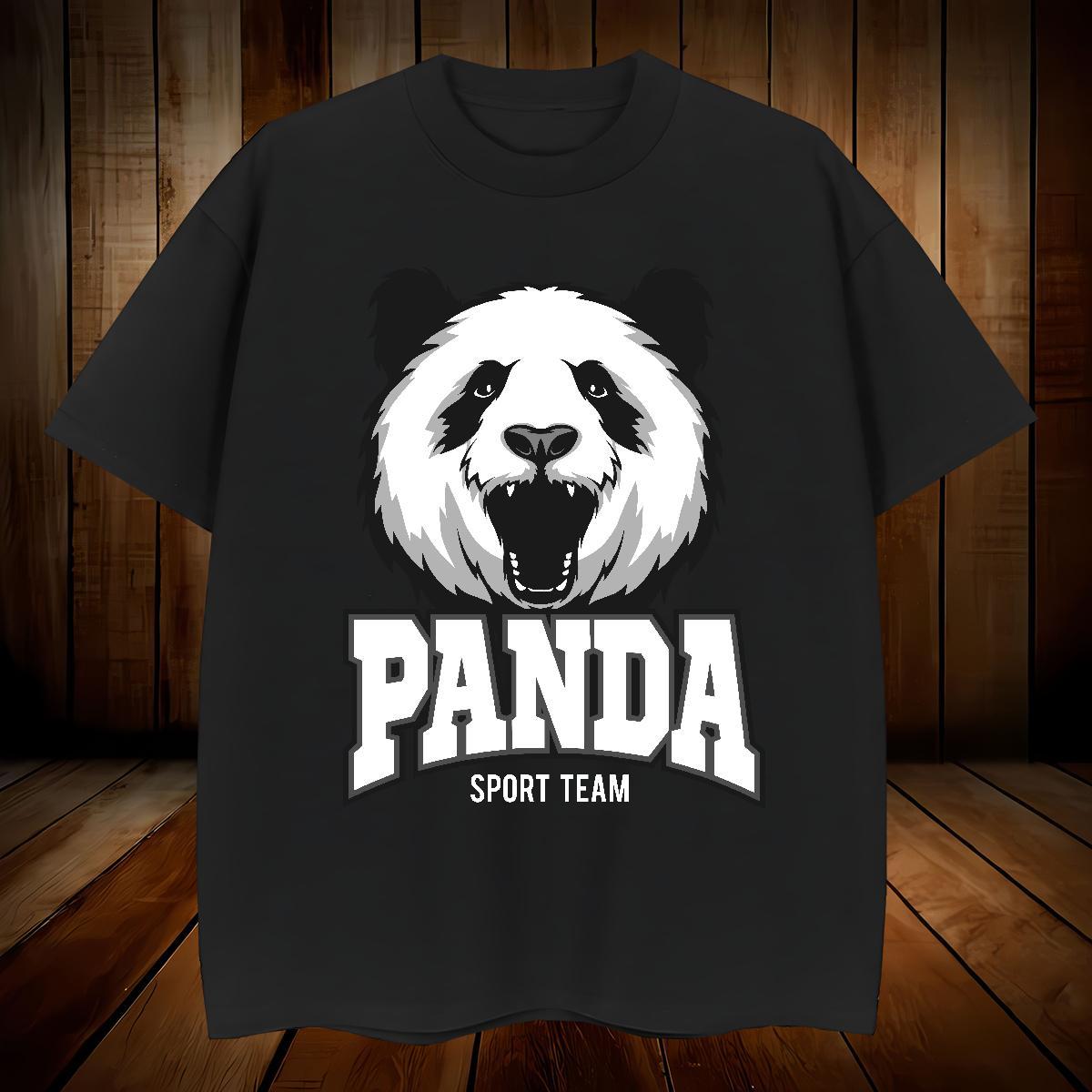 Free Shipping Mens T Shirts panda O Neck Short Sleeves Spring Summer Anime 100% Cotton 230g Tshirt for Man Woman Designer Wear