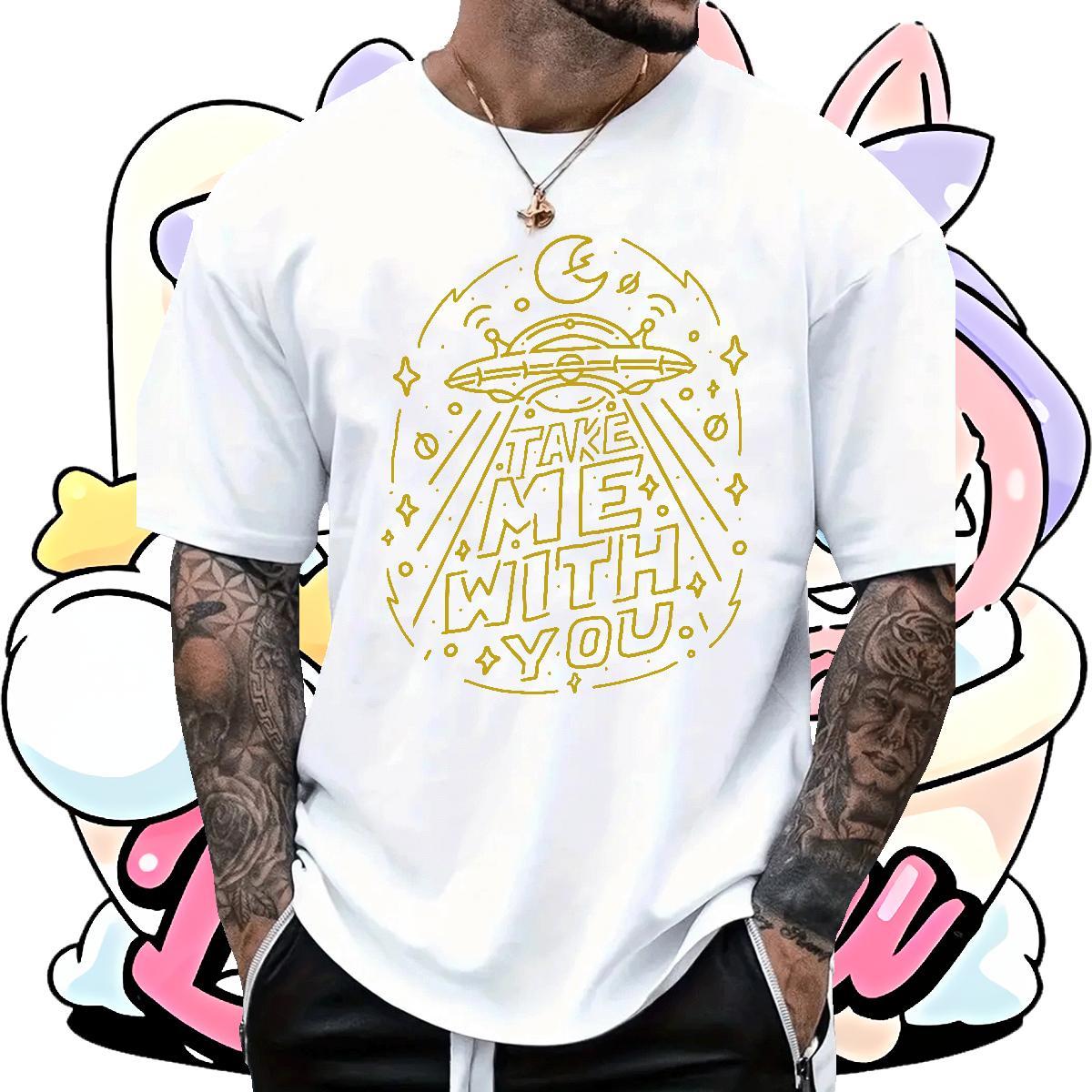 Brand ET 100% Cotton 230g Men Tees Casual Beach Short Sleeve Soft Man T Shirts New Arrival Oversized 3XL 4XL Tops