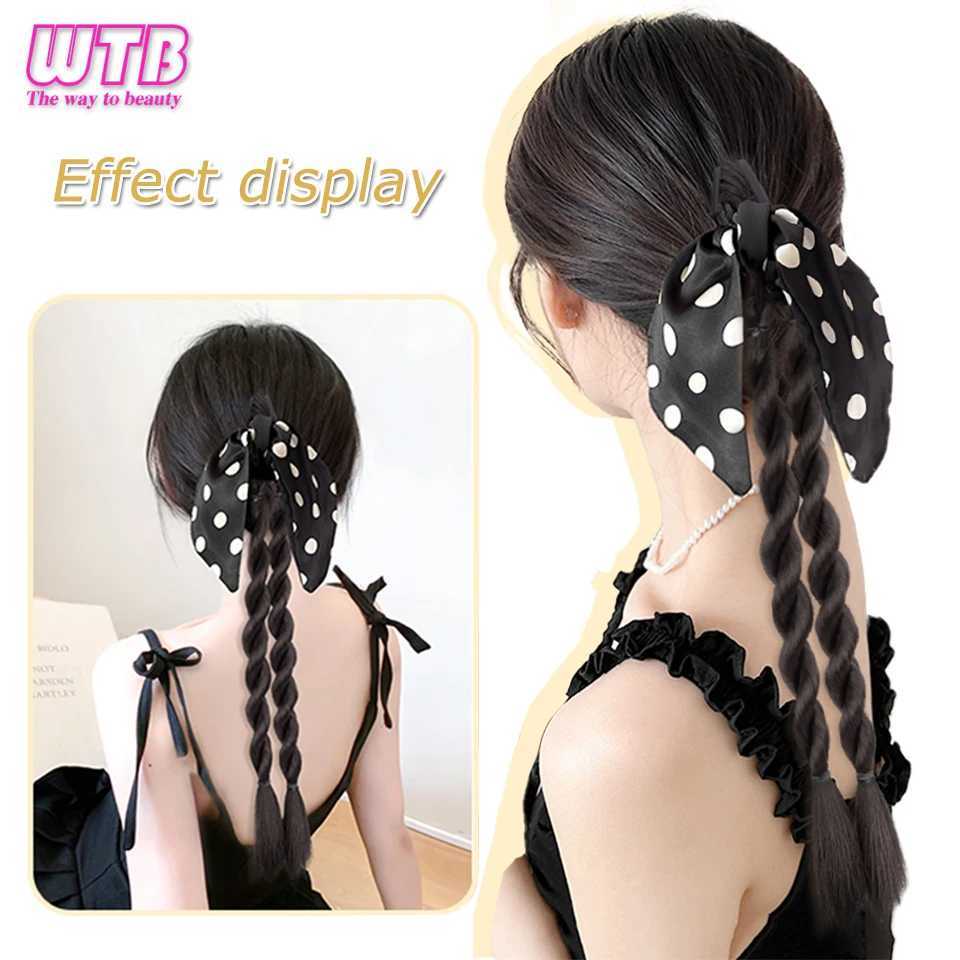 WTB Synthetic Braid Wig Female Claw Clamp High Braid Boxing Twisted Braid Summer Twisted Braid W240817