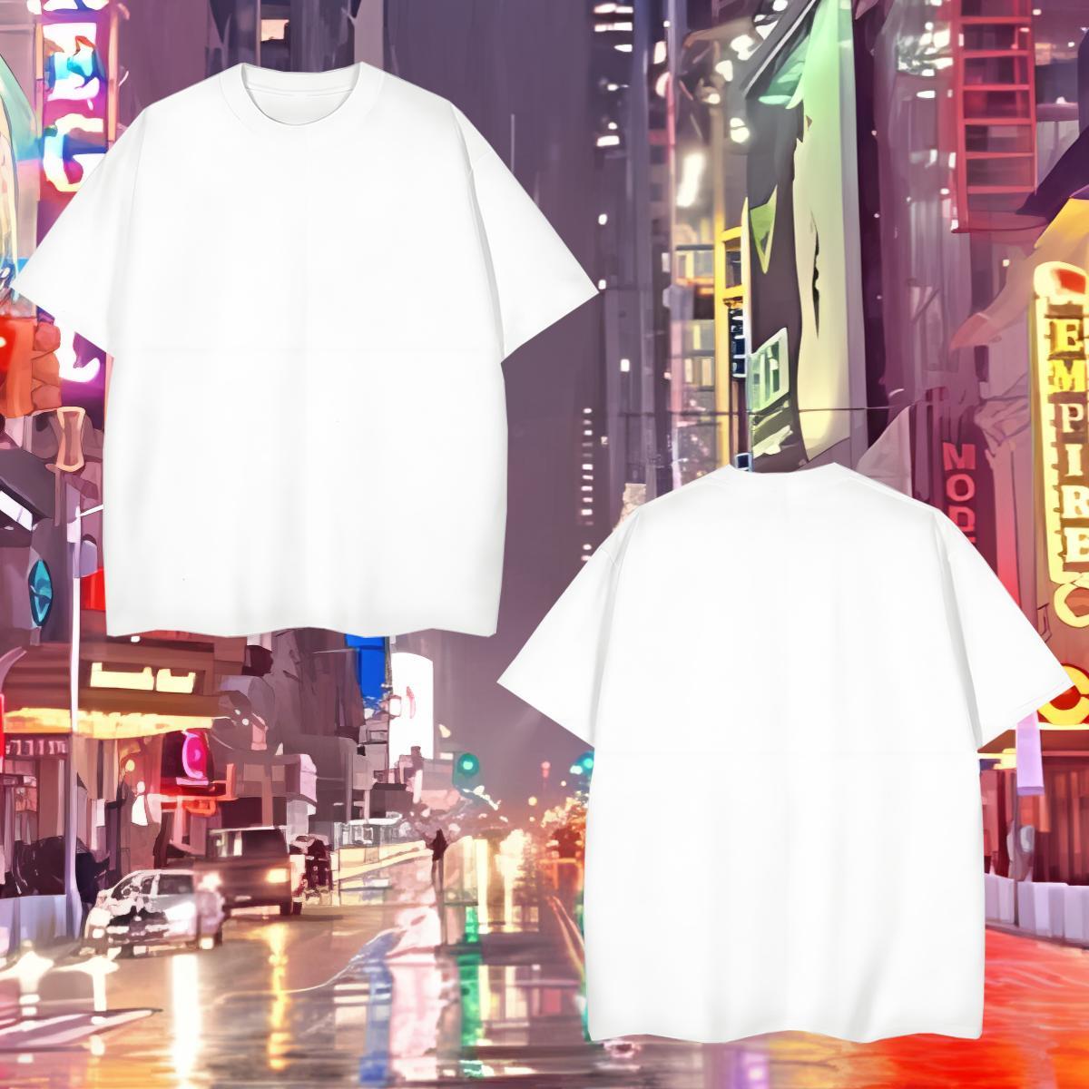 Factory Direct Men Tshirts monster Outdoor 230g Pure Cotton Clothings Breathable Short Sleeve Comfortable Man T Shirts Custom Anime