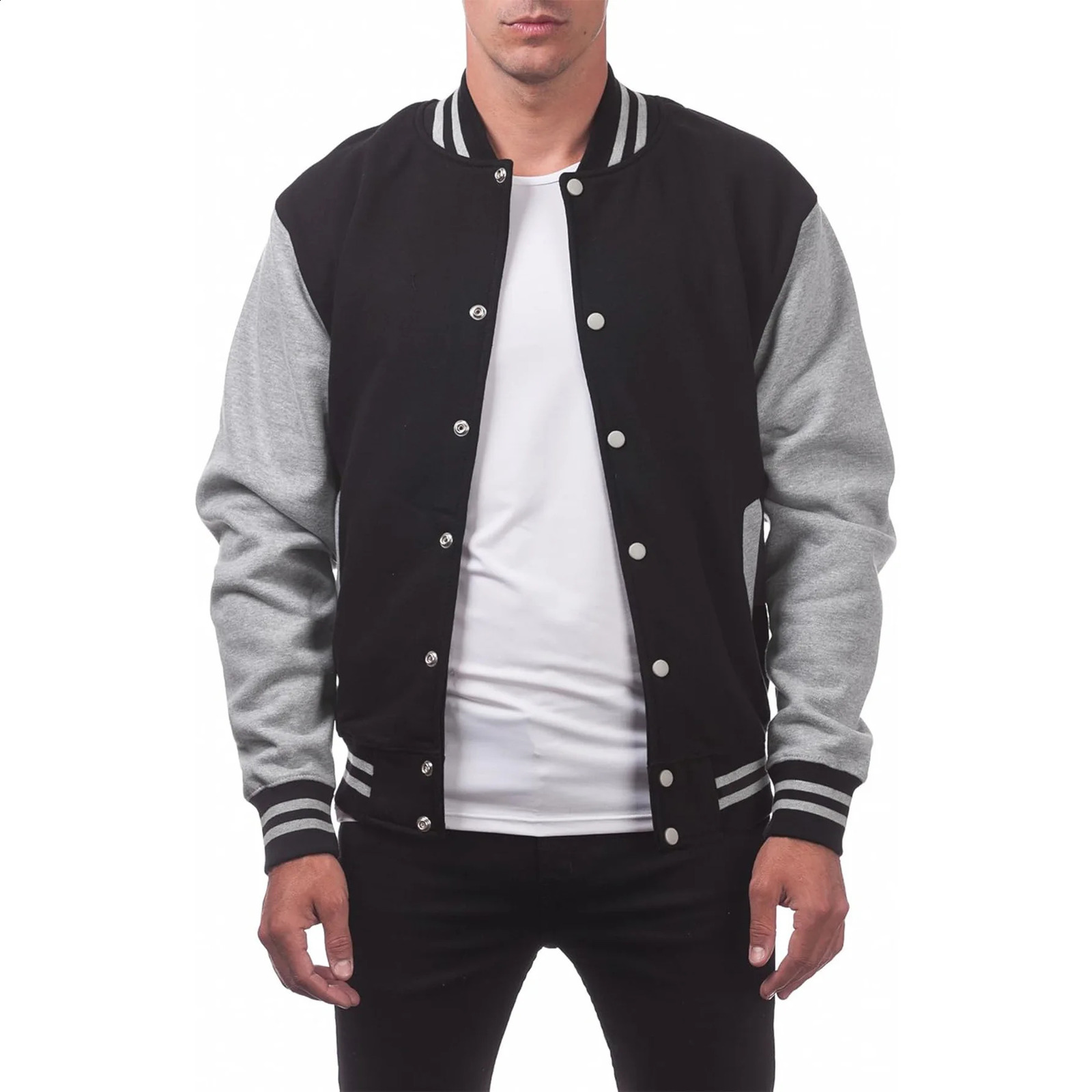Fashion Wool Casual Baseball Uniform Cotton Splicing Regular Ribbons Clothing Bomber Jacket 240820
