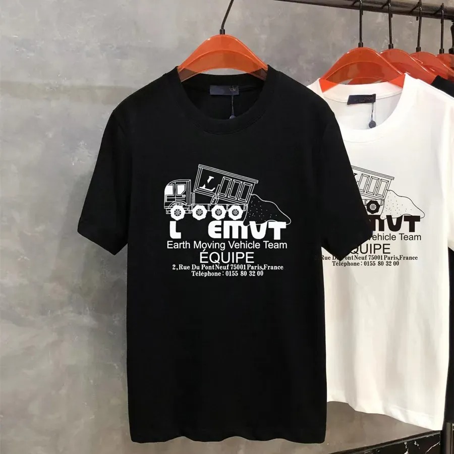 mens shirts designer Mens t Shirt Luxury Tee Thick Cotton Printed Short Sleeve Mens Tops Streetwear Loose Design casual fashion short sleeved T-shirt 3XL