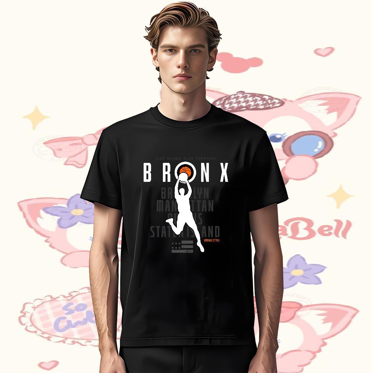 Classic basketball Couples T Shirts 100% Cotton 230g Men T Shirts Custom Cartoon Street Short Sleeve Soft High Quality Tees