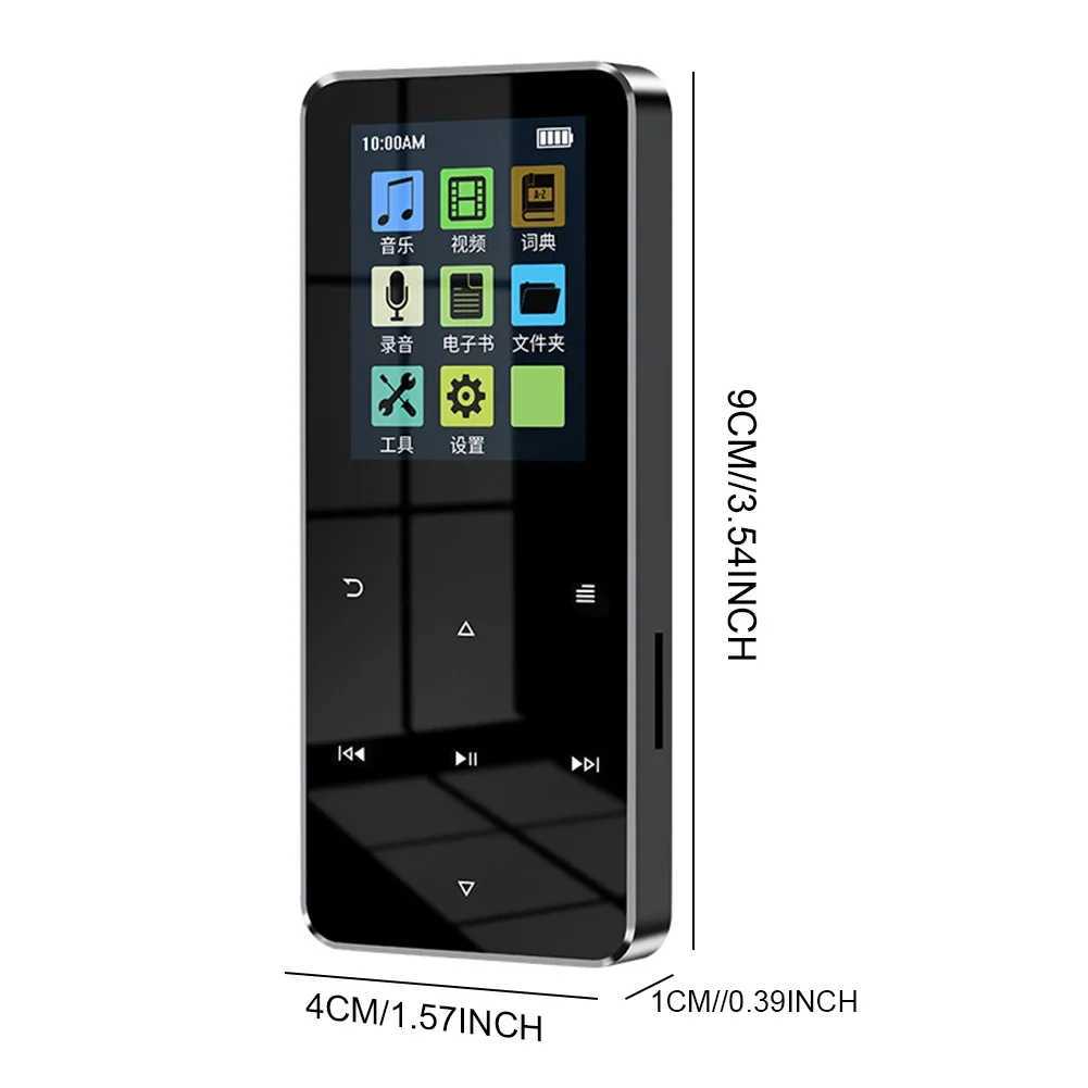 80GB music MP3 player with speaker compatible with 5.0 digital audio player 300mAh battery with e-book clock FM radio B240820